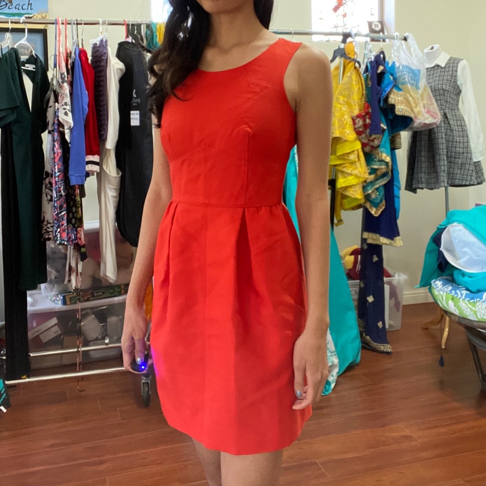 J Crew Red Mini Dress